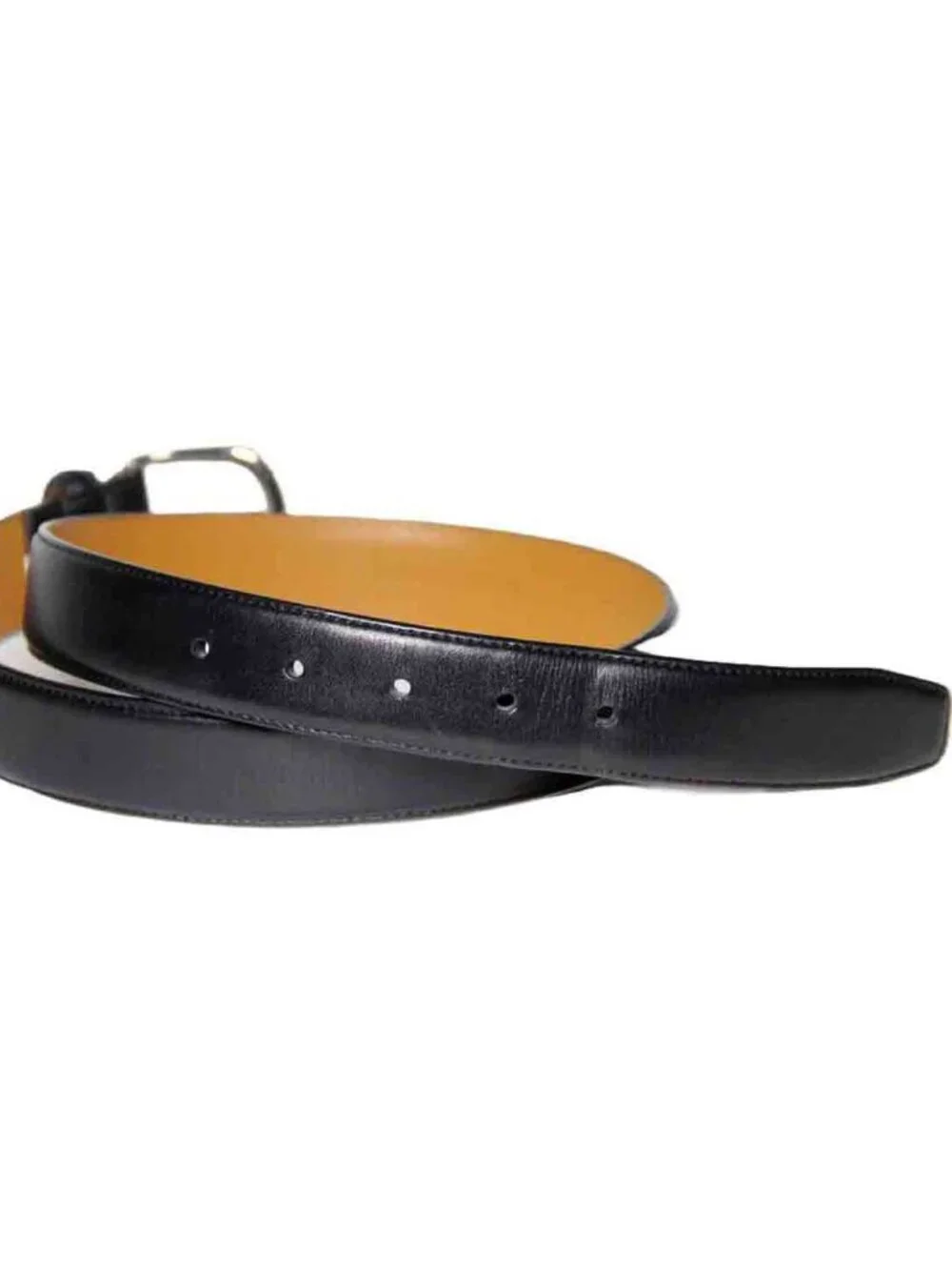 Polo Ralph Lauren Black Leather Dress Belt Men's Size 32
